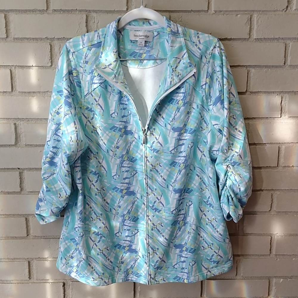 Breckenridge Woman Zip Front Jacket 1X New Post🛍️